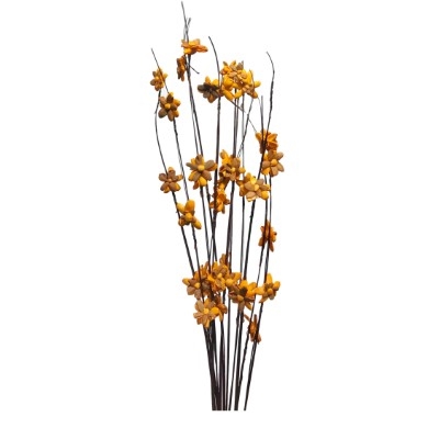 12 Stem Ting Lara Flower Branches - Tangerine 
